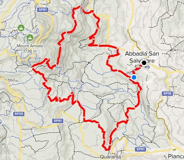 percorso Percorso Capomacchia